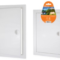 Люк ревизионный с ручкой 200х250, белый TDM