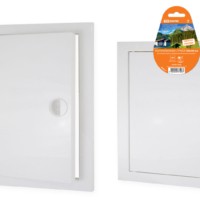 Люк ревизионный с ручкой 300х300, белый TDM