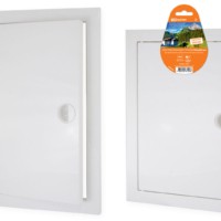 Люк ревизионный с ручкой 300х400, белый TDM