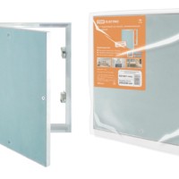 Люк под покраску короб, алюминиевый, нажимной, 200х300, TDM