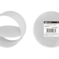 Соединитель для круглых воздуховодов с обр. клапаном, D125, TDM