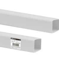 Воздуховод пласт. прямоугольный, 55х110, 1 м, TDM