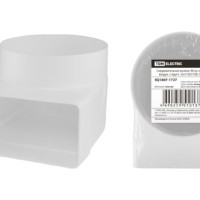 Соединительное колено 90 гр. плоск. воздух. с кругл. 55х110/D100, TDM