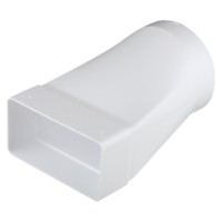 Соединитель со смещением плоск. воздух. с кругл. 60х120/D100, TDM