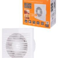 Вентилятор бытовой настенный, 100 С-Т, таймер, белый, TDM