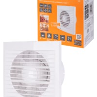 Вентилятор бытовой настенный, 150 С-Т, таймер, белый, TDM