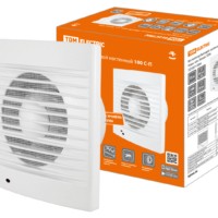 Вентилятор бытовой настенный, 100 С-П, подш. кач, белый, TDM