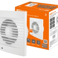 Вентилятор бытовой настенный, 150 С-П, подш. кач, белый, TDM