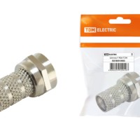 Штекер F RG6, инд. упаковка TDM