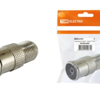 Переходник гнездо F – гнездо ТВ TDM