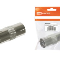 Переходник гнездо ТВ – гнездо ТВ TDM