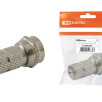 Разъём F RG58, инд. упаковка TDM