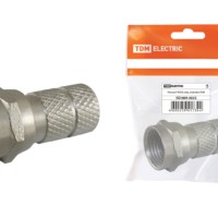 Разъём F RG59, инд. упаковка TDM