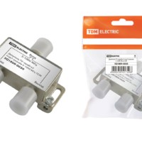 Делитель ТВ «краб»х2 под F разъём 5-1000 МГц TDM