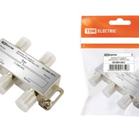 Делитель ТВ «краб»х4 под F разъём 5-1000 МГц TDM