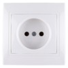 Розетка 2П 10А 250В белая "Таймыр" TDM