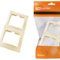 Рамка 2-х постовая вертикальная сл. кость “Таймыр” TDM