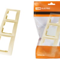 Рамка 3-х постовая горизонтальная сл. кость “Таймыр” TDM