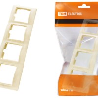 Рамка 4-х постовая горизонтальная сл. кость “Таймыр” TDM