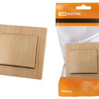 Выключатель 1кл. 10А ЭКО (сосна) Таймыр TDM