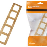 Рамка 5 постовая горизонтальная “ЭКО” (сосна) “Таймыр” TDM