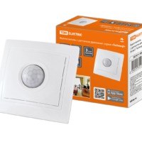 Выключатель с датчиком движения белый Таймыр TDM