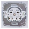 Розетка 2П 10А 250В белая "Лама" TDM