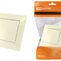 Выключатель 1кл. 10А сл. кость Лама TDM
