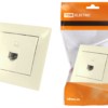Розетка ПК RJ45 сл. кость “Лама” TDM