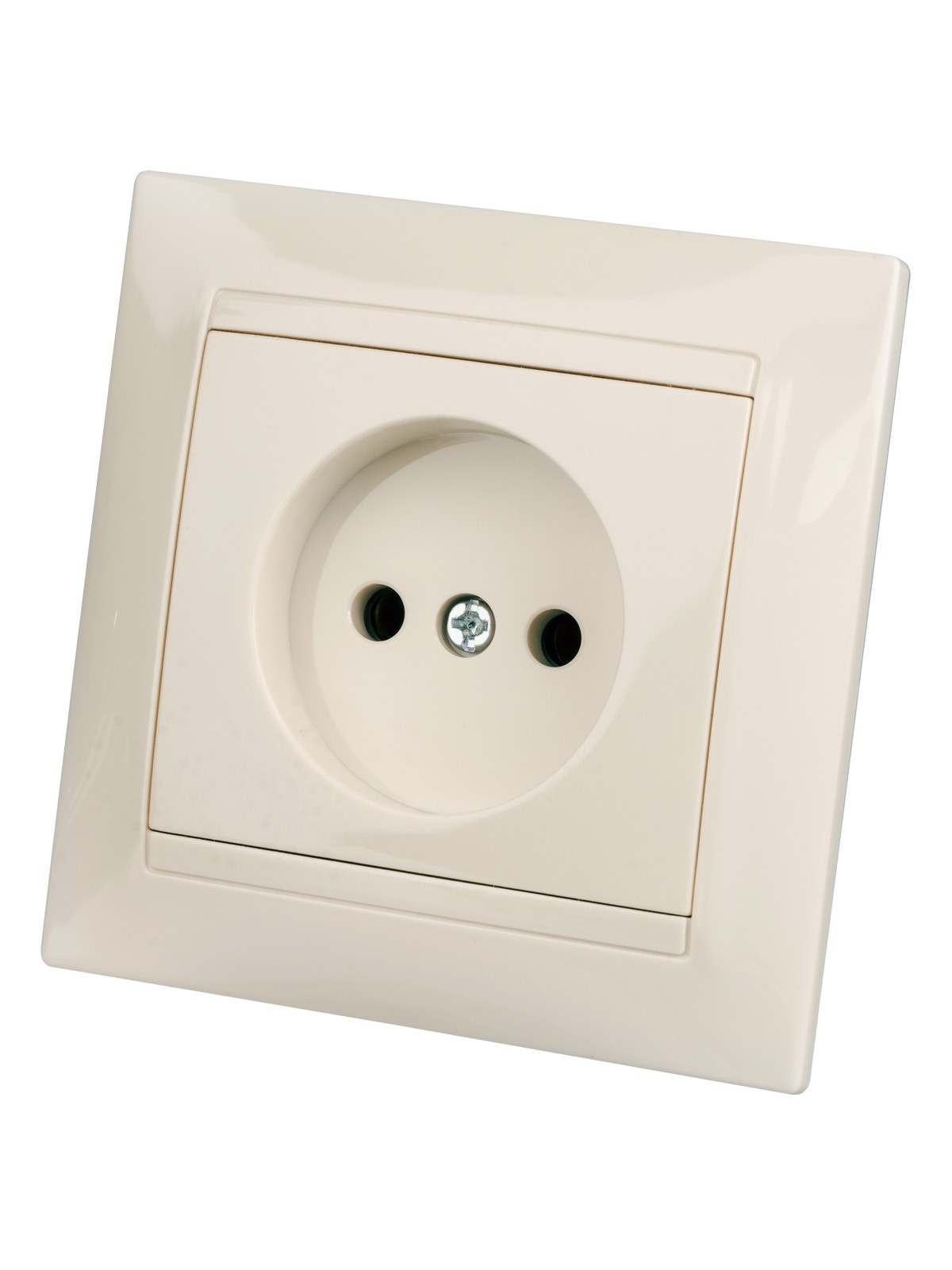 Розетка 2П 10А 250В сл. кость "Лама" TDM — изображение 2