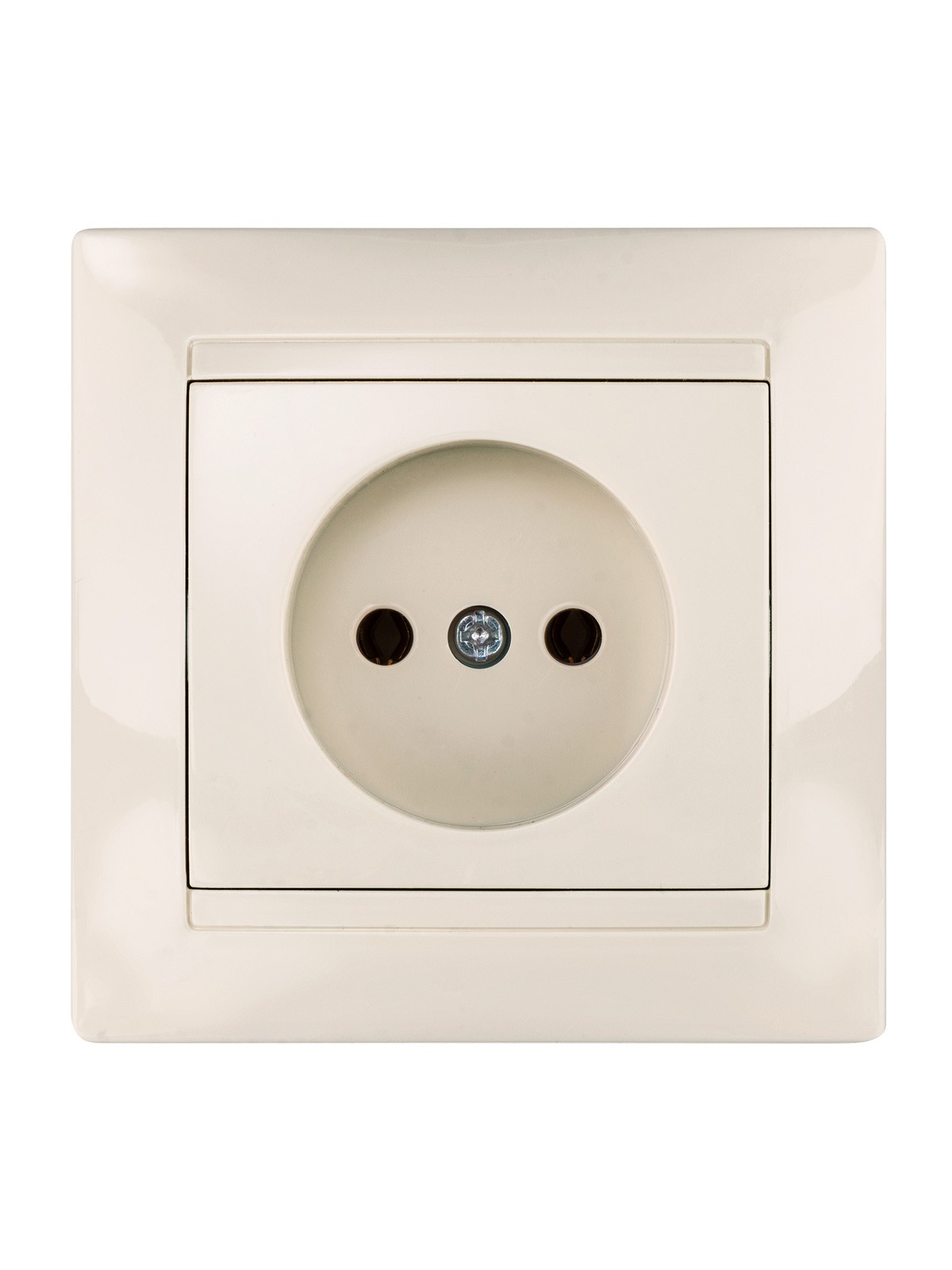 Розетка 2П 10А 250В сл. кость "Лама" TDM — изображение 3
