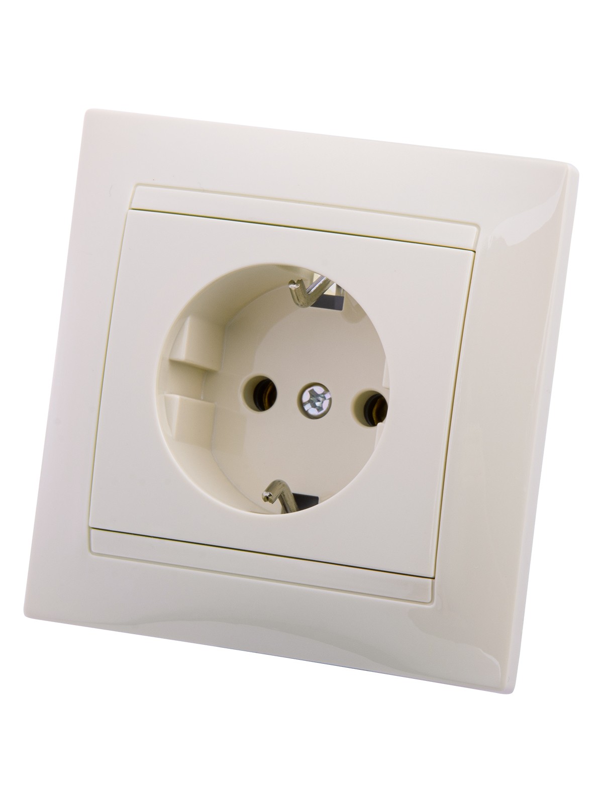 Розетка 2П+З 16А 250В сл. кость "Лама" TDM — изображение 7