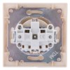 Розетка 2П+З 16А 250В сл. кость "Лама" TDM