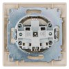 Розетка 2П+З 16А 250В IP44 с крышкой сл. кость "Лама" TDM