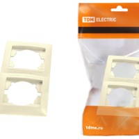 Рамка 2-х постовая вертикальная сл. кость “Лама” TDM