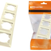 Рамка 4-х постовая вертикальная сл. кость “Лама” TDM