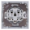 Розетка 2П+З 16А 250В серебр. металлик "Лама" TDM