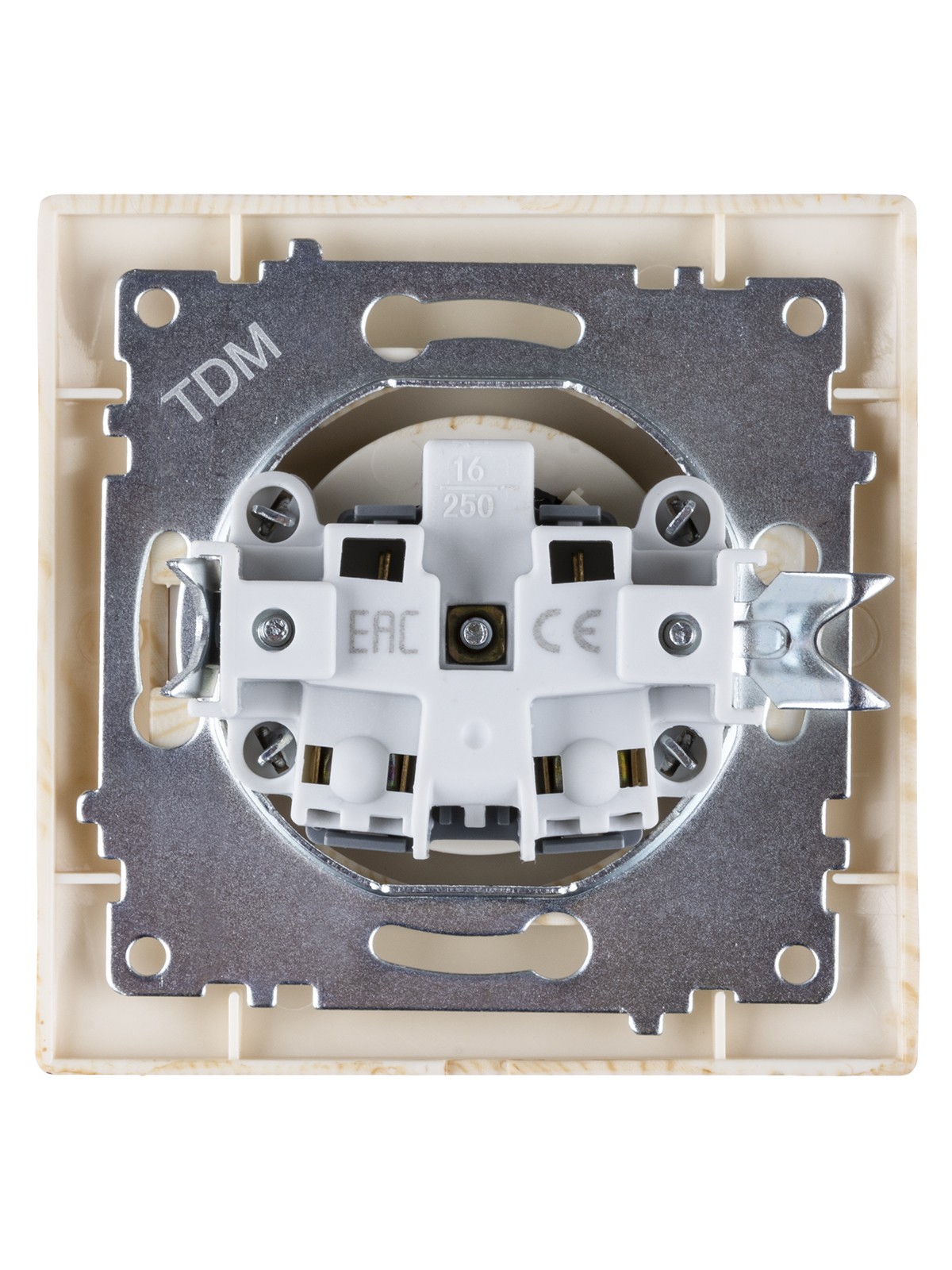 Розетка 2П 10А 250В с защ. шт. сосна "Лама" TDM — изображение 4