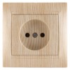 Розетка 2П 10А 250В сосна "Лама" TDM
