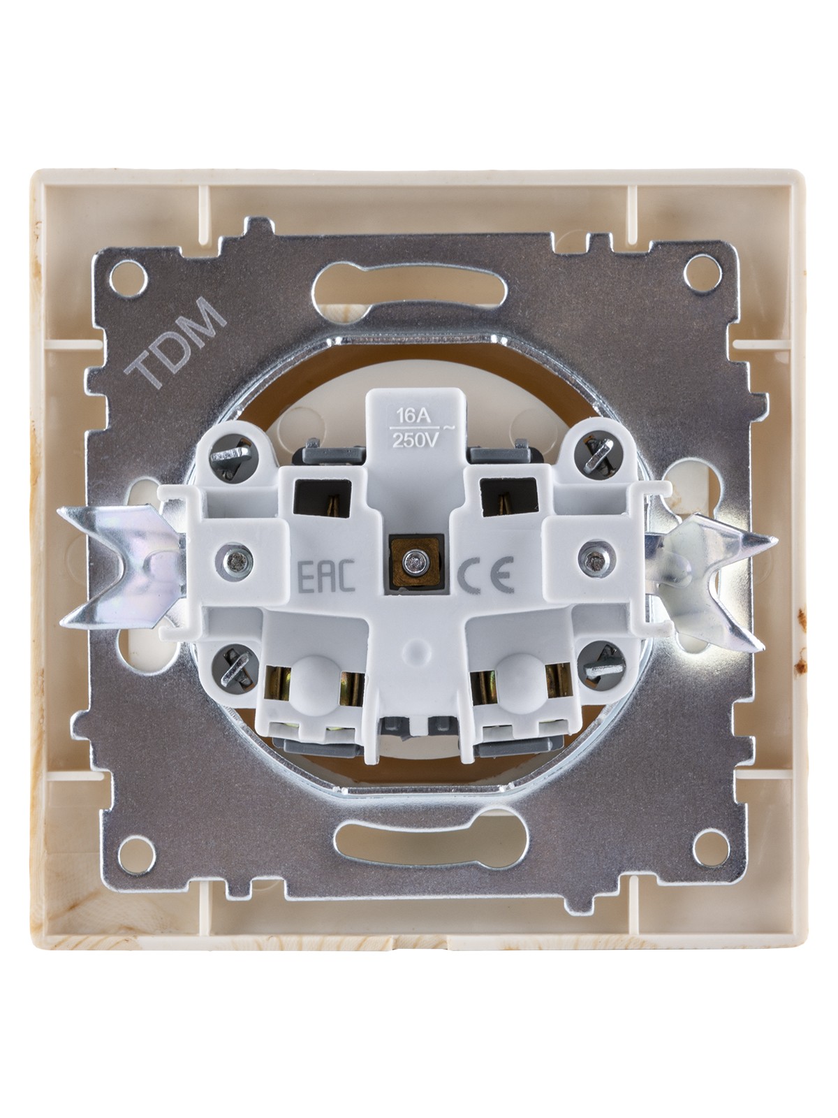 Розетка 2П 10А 250В сосна "Лама" TDM — изображение 4