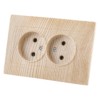 Розетка двойная 2П 10А 250В сосна "Лама" TDM