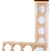 Рамка 4-х постовая горизонтальная сосна “Лама” TDM