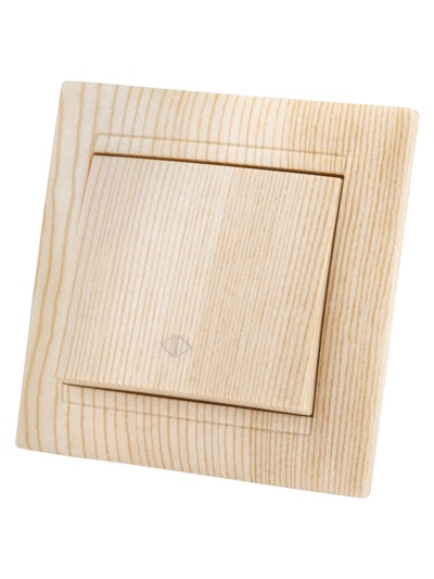 Выключатель 1кл. проходной 10А сосна Лама TDM — изображение 2