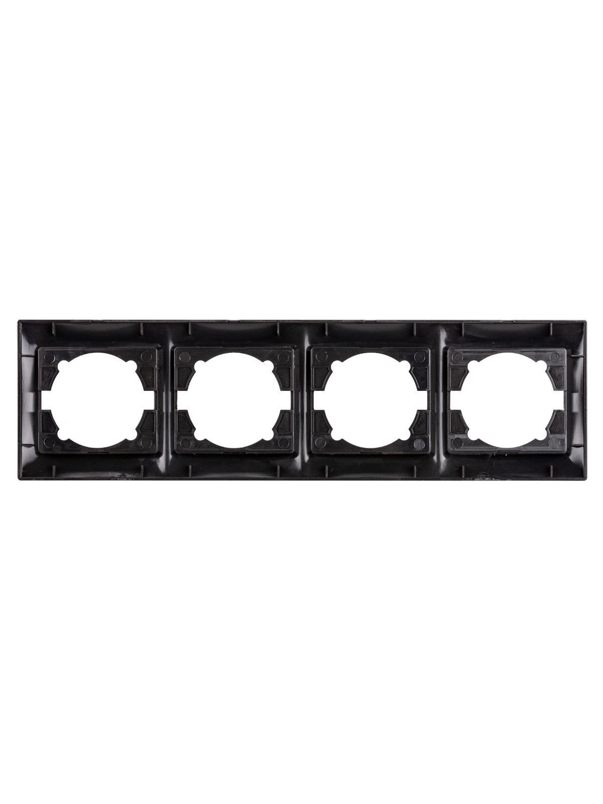 Рамка 4-х постовая горизонтальная шоколад "Лама" TDM — изображение 4