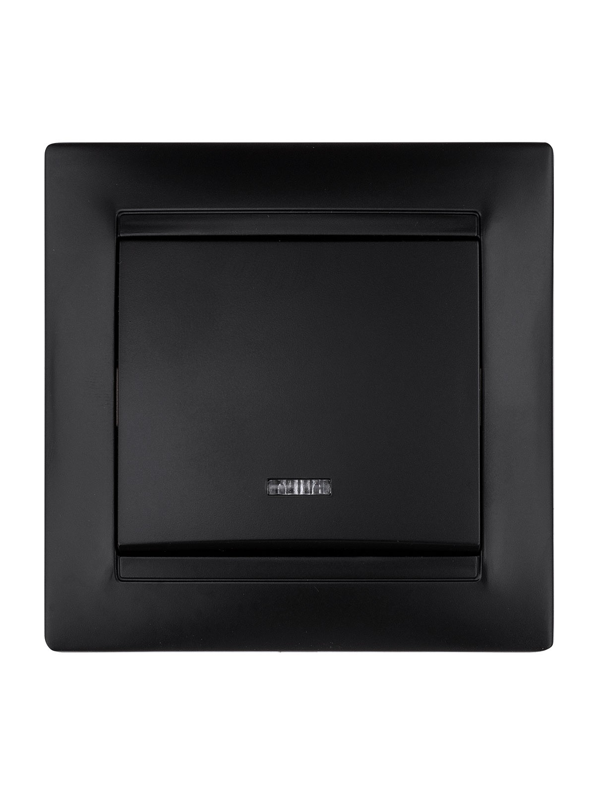 Выключатель 1кл. с подсветкой 10А графит Лама TDM — изображение 3