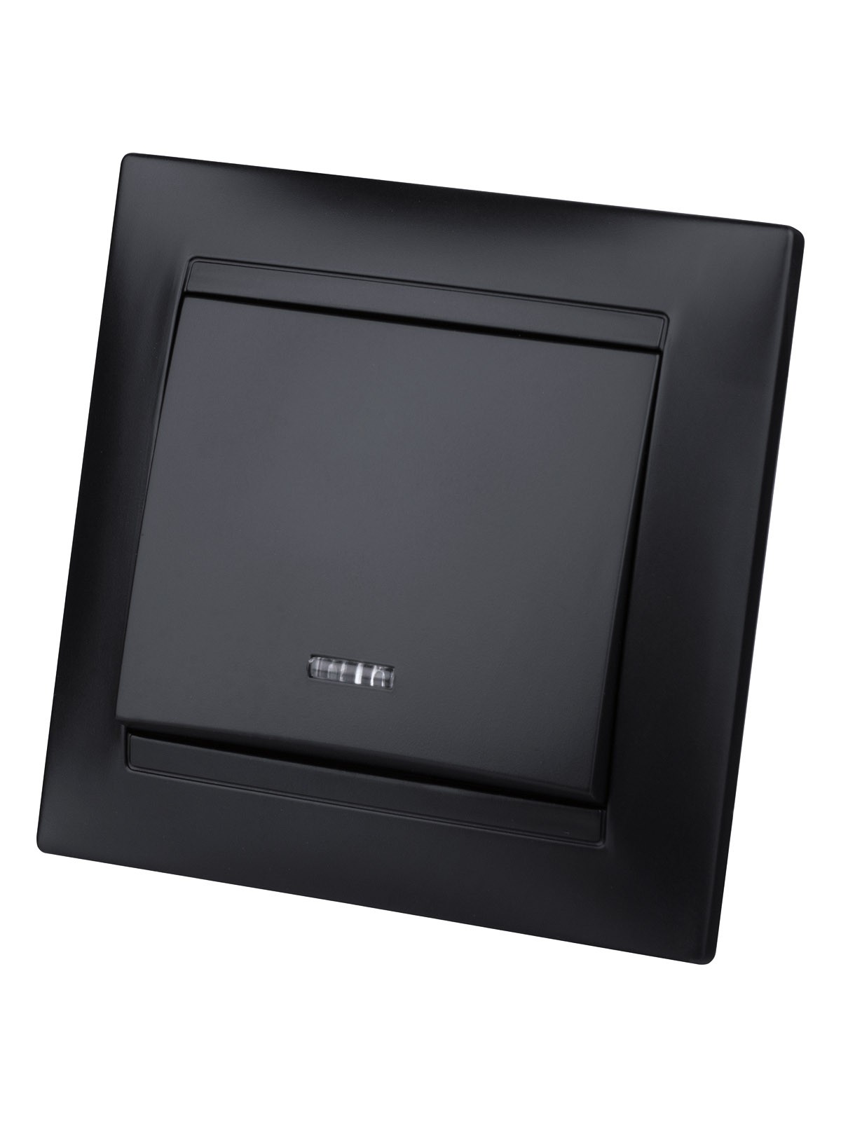 Выключатель 1кл. с подсветкой 10А графит Лама TDM — изображение 2