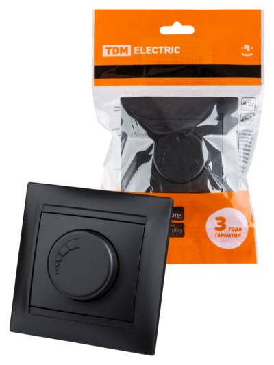 Диммер СЭПп RL 300 Вт графит Лама TDM