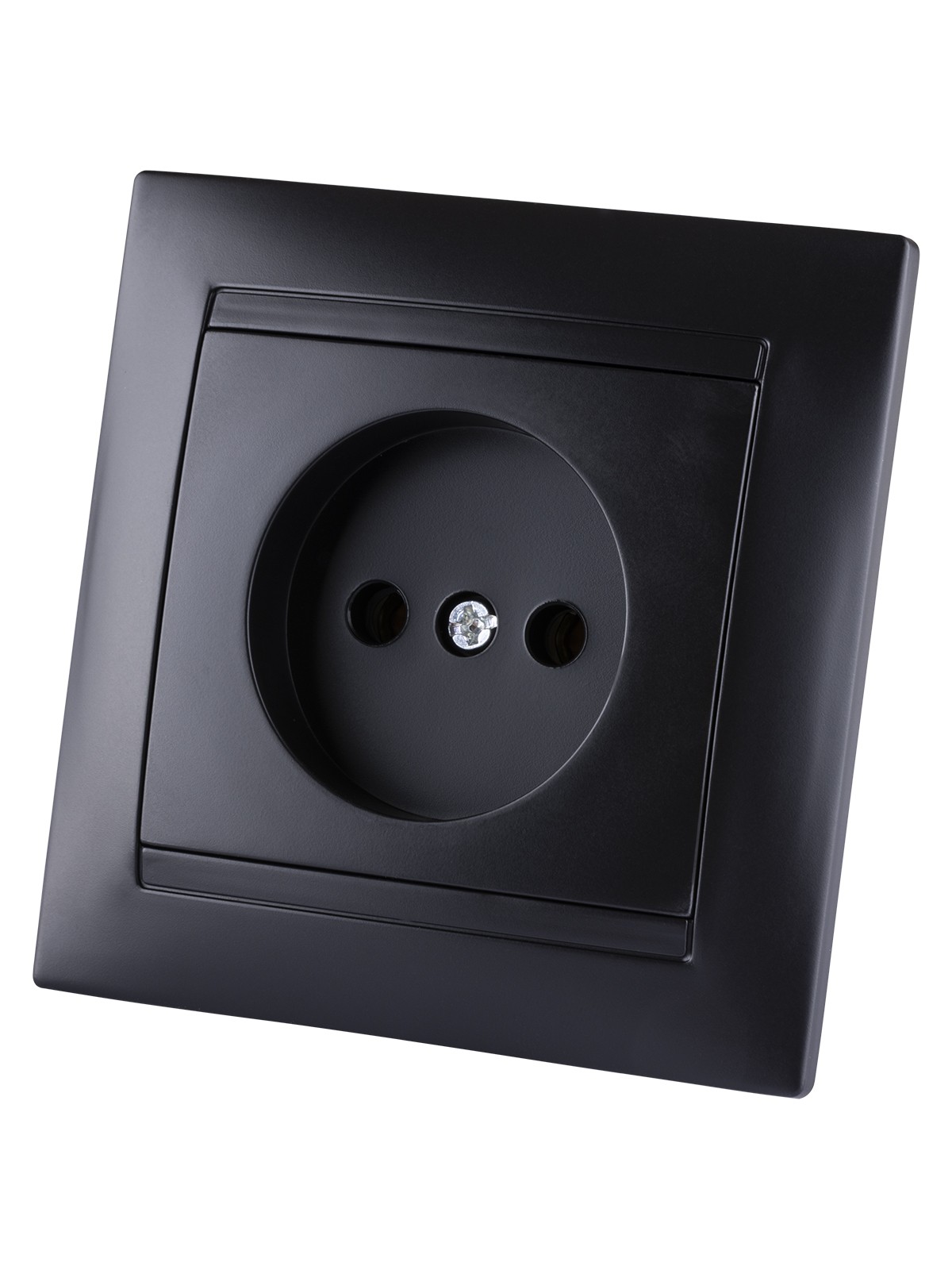 Розетка 2П 10А 250В графит "Лама" TDM — изображение 2