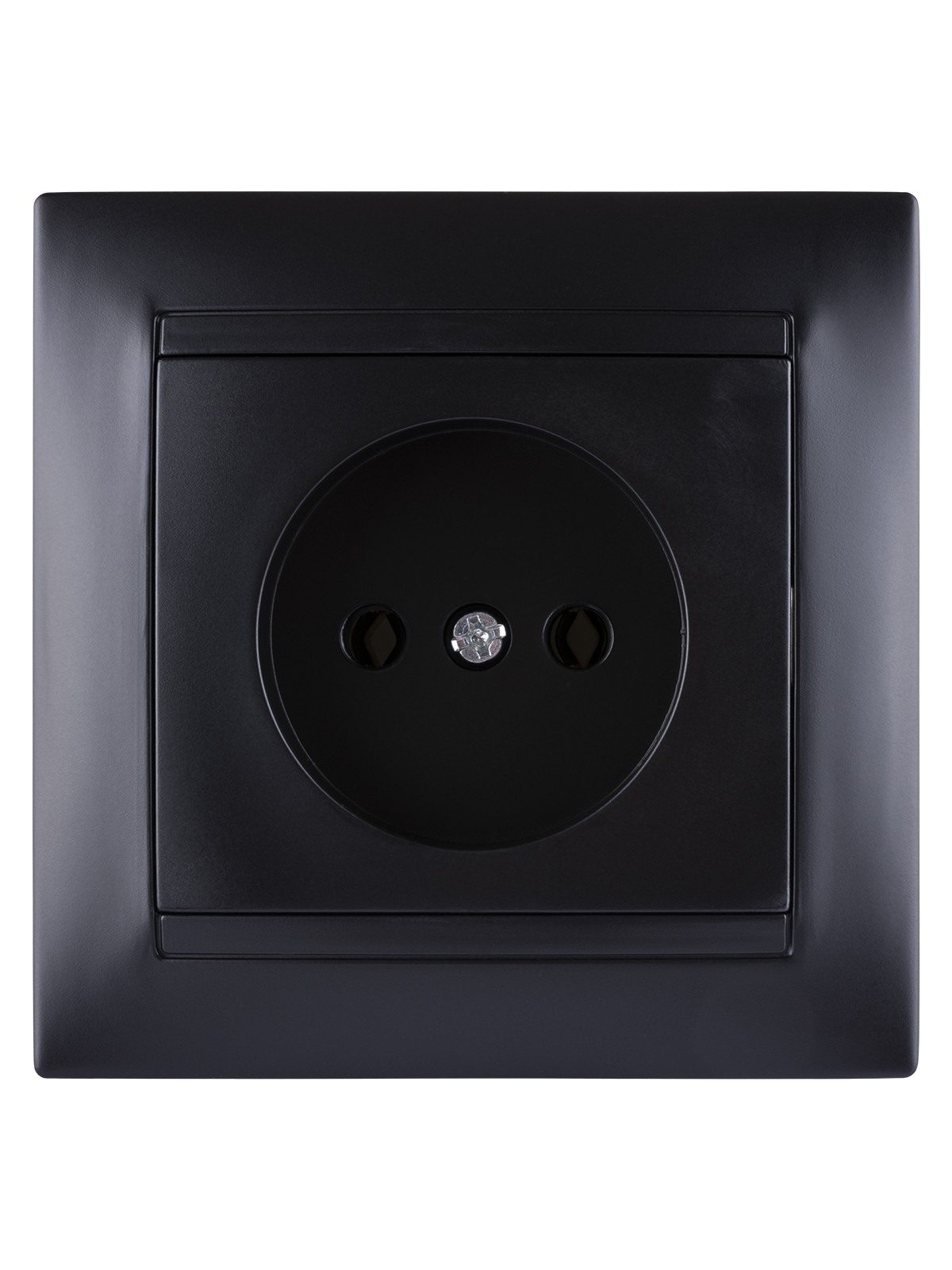 Розетка 2П 10А 250В графит "Лама" TDM — изображение 3