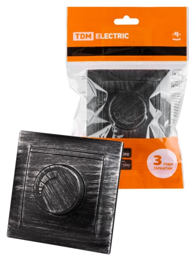 Диммер СЭПп RL 300 Вт старинное серебро Лама TDM